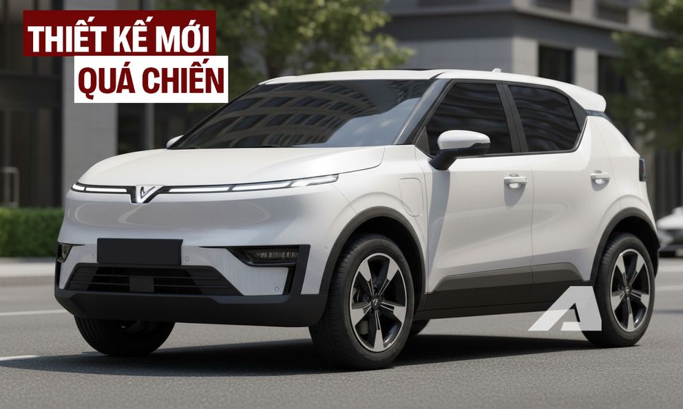 Lộ xe mới dễ là VinFast VF 5 2026 tại Việt Nam: Thiết kế sắc sảo hơn, cụm đèn mảnh giống LED, mâm mới phay bắt mắt