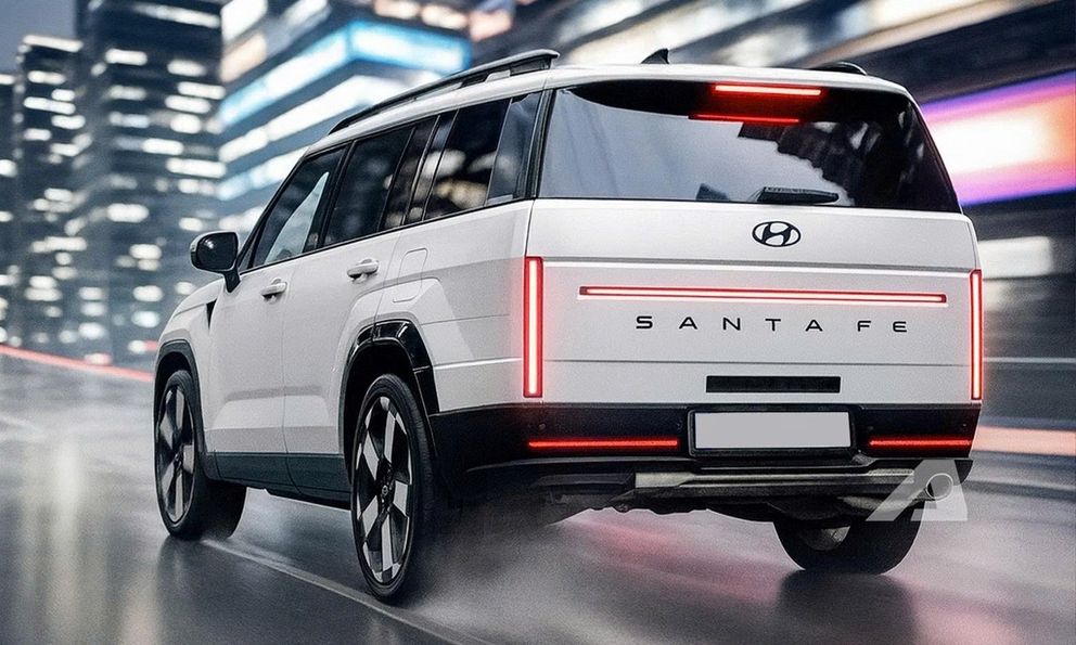 Hyundai Santa Fe facelift lộ thêm ảnh: Đèn hậu là chi tiết thay đổi nhiều nhất