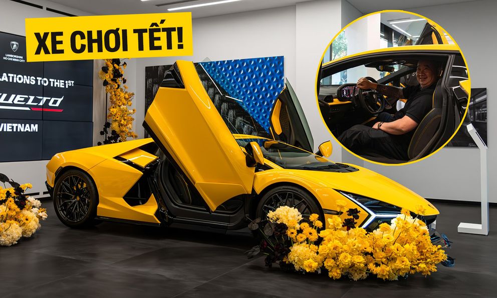 Cặp ‘bản sao’ Lamborghini Revuelto từng gây xôn xao Việt Nam giờ có hàng thật đầu tiên về nước: Giá từ gần 44 tỷ đồng, đã giao chủ xe chơi Tết