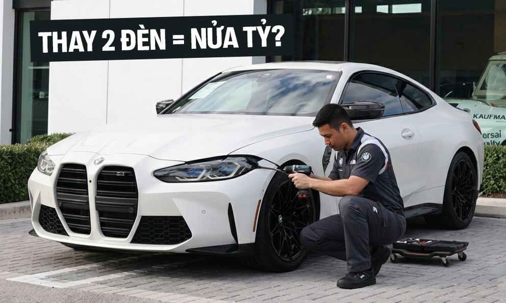 Chủ xe BMW nhận báo giá hơn 230 triệu đồng chỉ vì một bên đèn bị hỏng gioăng cao su