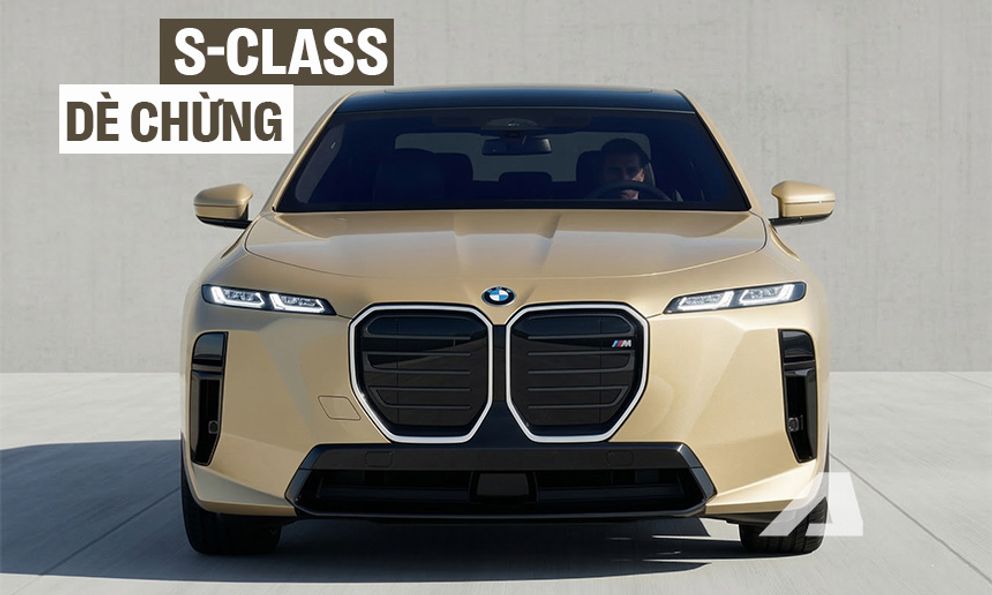 BMW 7 Series 2026 có ảnh chính thức đầu tiên: ‘Mũi’ khổng lồ với viền phát sáng, đồ họa LED mới, ra mắt tháng sau đáp trả S Class