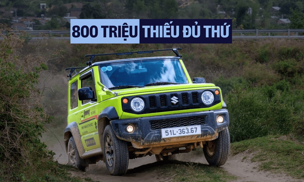 Chọn trang bị, đừng chọn Suzuki Jimny: 800 triệu cho một chiếc xe ‘thiếu đủ thứ’