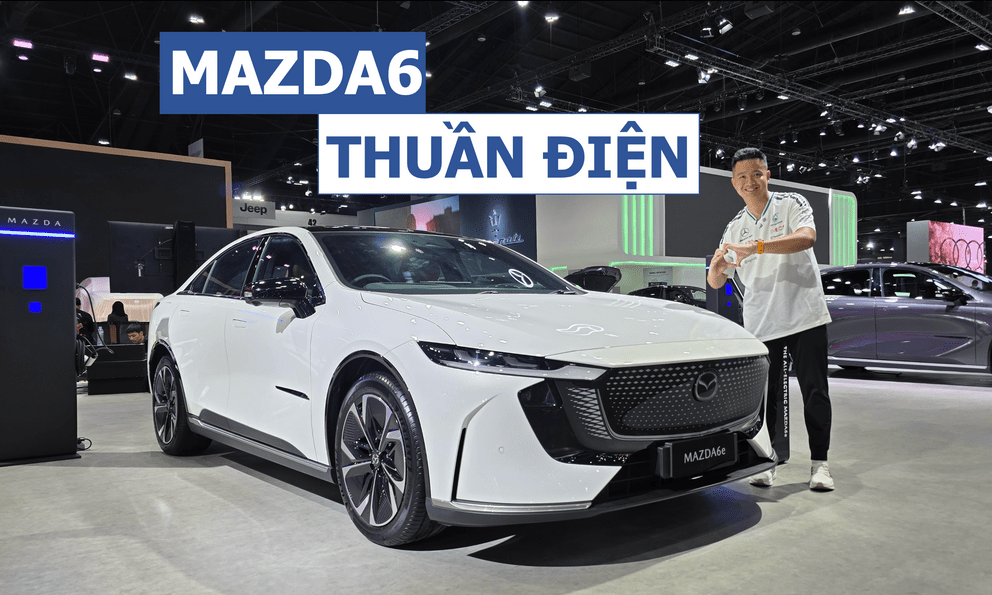 Ngắm Mazda 6e thuần điện: Sạc đầy đi 600 km, khó tìm được đối thủ khi về Việt Nam