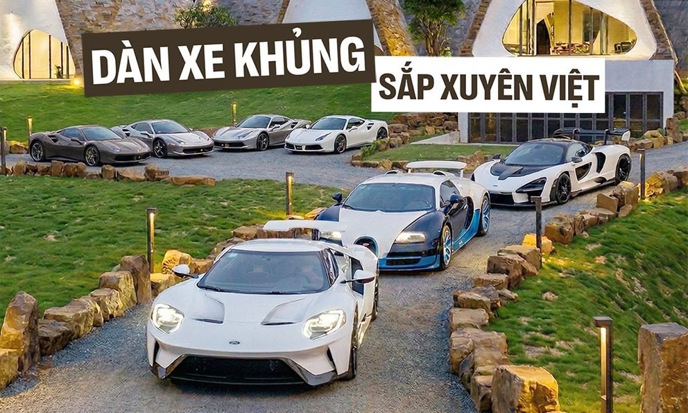 HOT: “Hành trình từ trái tim” sẽ xuyên Việt hàng nghìn km, dàn siêu xe, xe sang của ông Đặng Lê Nguyên Vũ sắp tới khắp các tỉnh thành