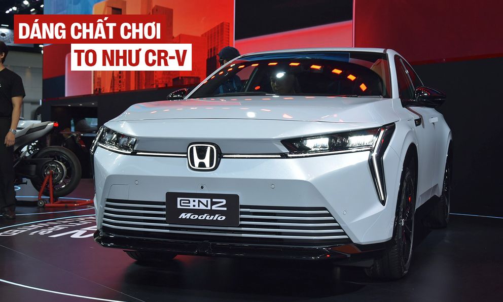 Ảnh thực tế Honda e:N2 giá quy đổi từ hơn 1,1 tỷ đồng: Ngang cỡ CR-V, dáng chất chơi kiểu Peugeot 408, chạy 530km/sạc