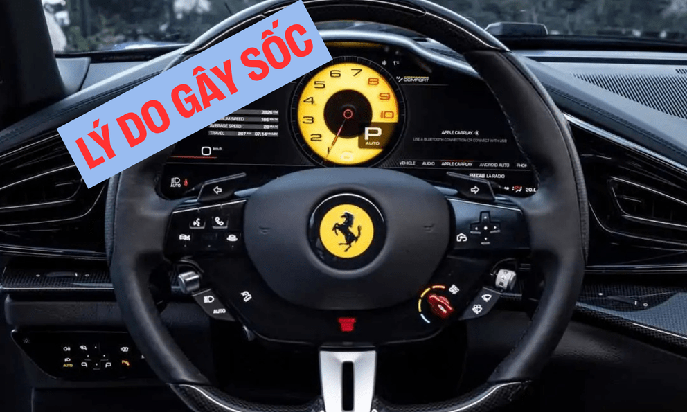 Sếp Ferrari tiết lộ lý do vì sao nhiều hãng xe chuyển sang dùng nút nhấn cảm ứng