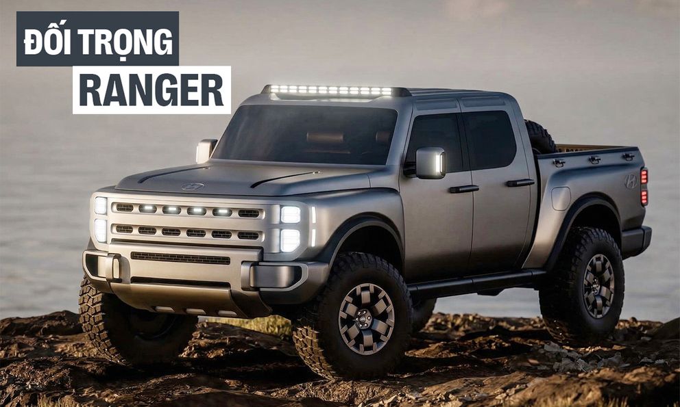 Hyundai nhá hàng bán tải đầu tiên thông qua SUV mới: Thiết kế hầm hố kiểu Jeep, khung gầm rời, sẽ cạnh tranh Ranger, Hilux