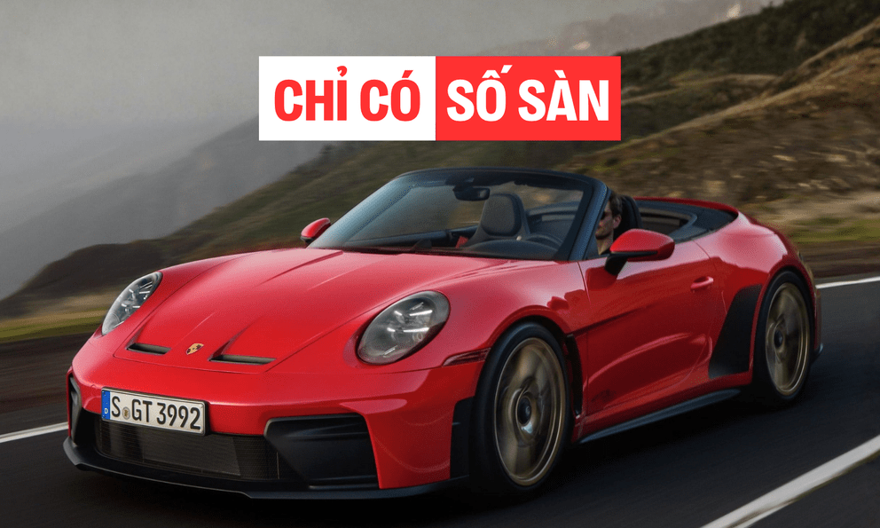 Porsche 911 GT3 S/C trình làng: Mui trần đã đủ lạ, chỉ dùng hộp số sàn còn 'lạ' hơn