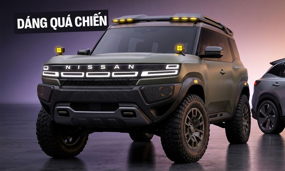 Nissan ‘nhá hàng’ 2 SUV mới: Có mẫu hầm hố hơn Land Cruiser FJ, logo phát sáng, có thể có động cơ điện