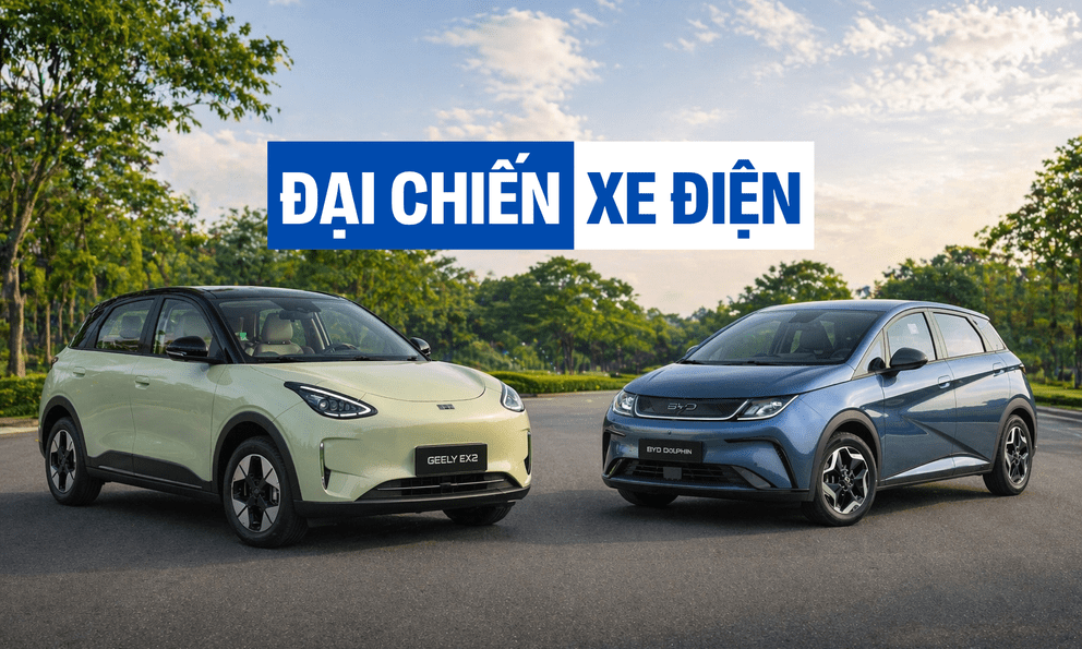 An toàn gần như nhau, chọn BYD Dolphin 2026 rộng rãi hơn hay Geely EX2 nhiều trang bị, câu trả lời có ngay trong bảng này