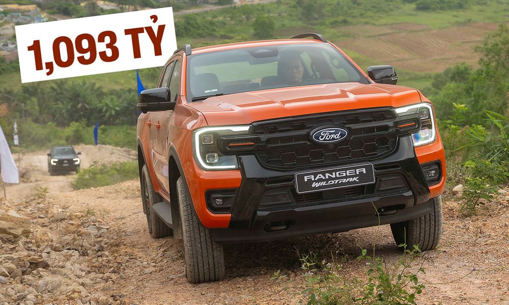 Ford Ranger Wildtrak 2026 chốt giá 1,093 tỷ đồng tại Việt Nam với động cơ V6 mới mạnh hơn hẳn Hilux 