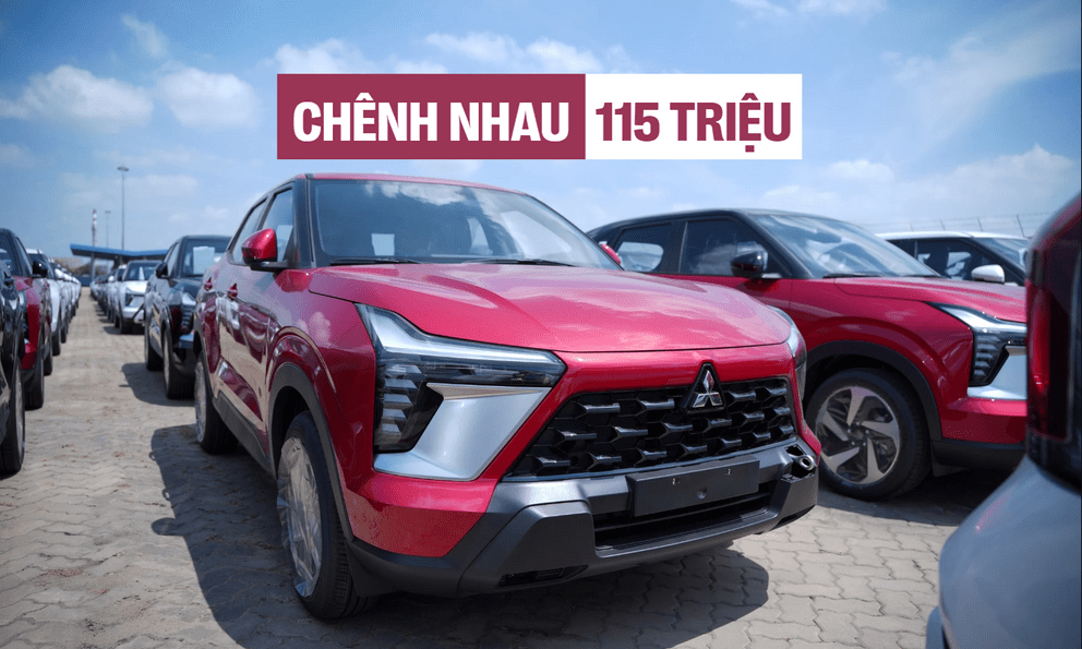 Mitsubishi Xforce 2026 bản 'base' khác gì bản 'full' khi chênh nhau đến gần 120 triệu đồng, đáp án có ngay trong bảng này