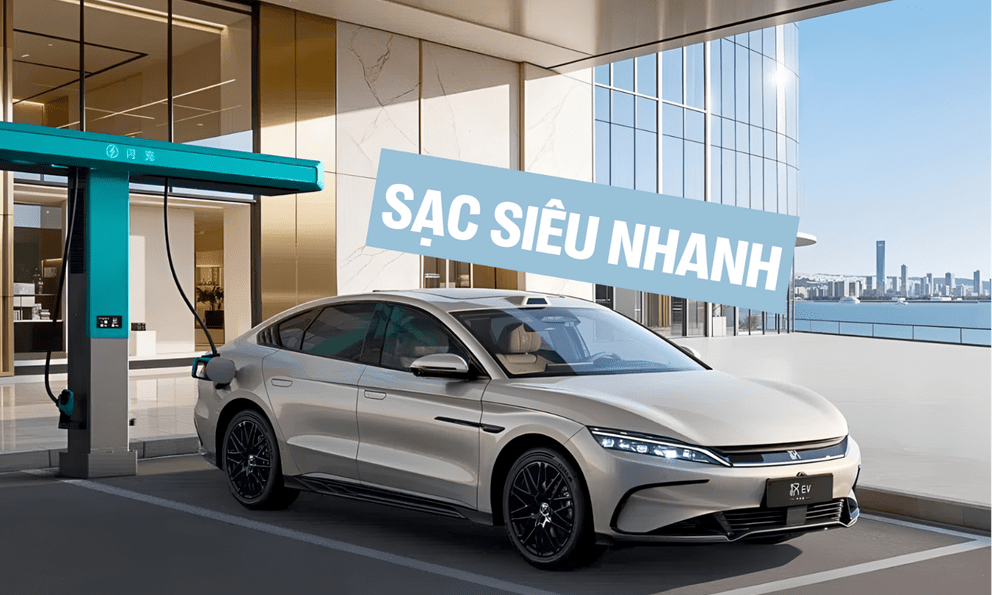 Sedan điện BYD có công nghệ sạc siêu nhanh được đăng ký tại Việt Nam, dễ ra mắt vào cuối năm nay cùng hệ thống trạm sạc