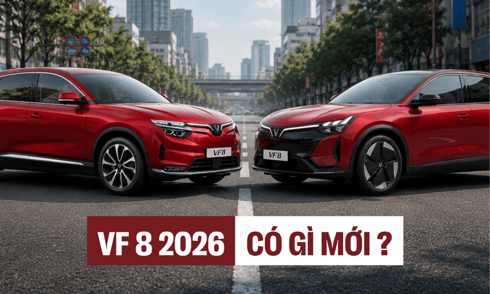 VinFast VF 8 thế hệ mới khác gì đời trước, 30 giây nhìn qua bảng này biết ngay câu trả lời