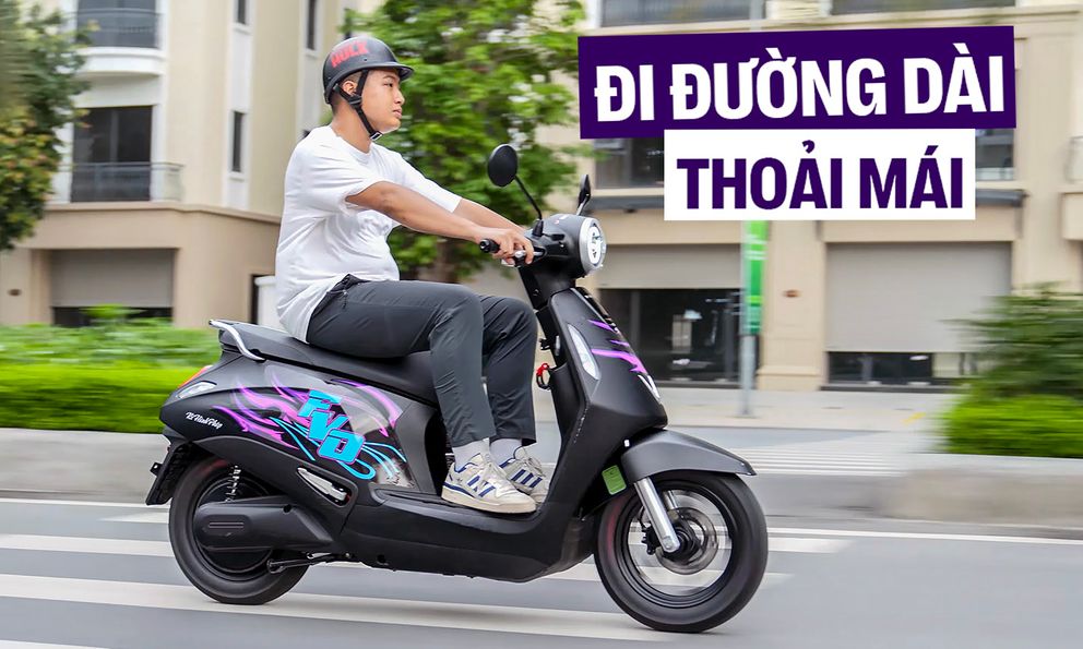 Cầm VinFast Evo Lite ‘lượn’ từ Hà Nội tới Hưng Yên: Xe êm, vững, đổi pin tiện, tốc độ giới hạn 49 km/h