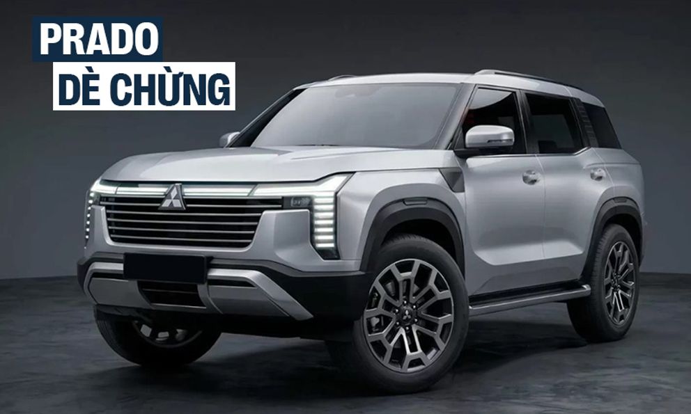 Xem trước Mitsubishi Pajero đời mới cận kề ngày ra mắt: Dáng gần giống Destinator nhưng trau chuốt hơn, sẽ dùng gầm rời, máy hybrid cạnh tranh Prado