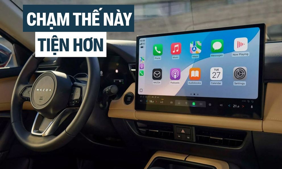 Mazda CX-5 đời mới sắp bán ở Việt Nam thay gần hết nút bấm bằng màn hình lớn, sếp hãng lập luận, chứng minh đây là giải pháp tiện hơn hẳn