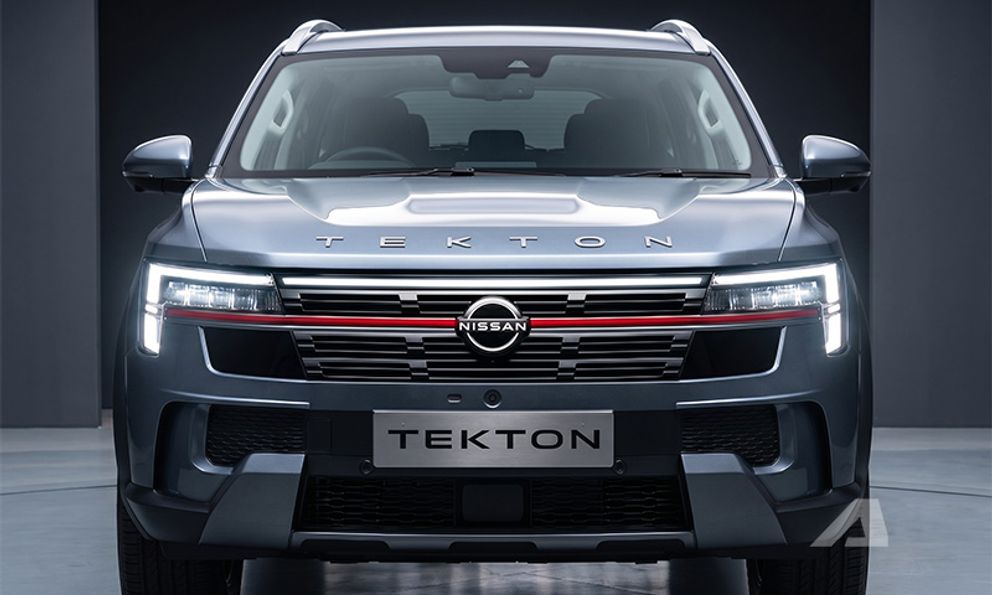 Nissan Tekton lộ rõ đầu xe gân guốc, góc cạnh, giống Patrol thu nhỏ để cạnh tranh Creta, Seltos