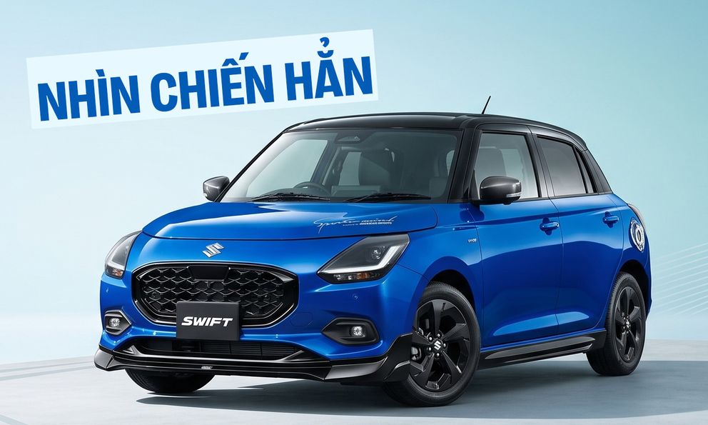 Chủ xe Suzuki Swift chỉ cần chi hơn 30 triệu đồng là có gói độ cực thể thao với bodykit chính hãng hầm hố 