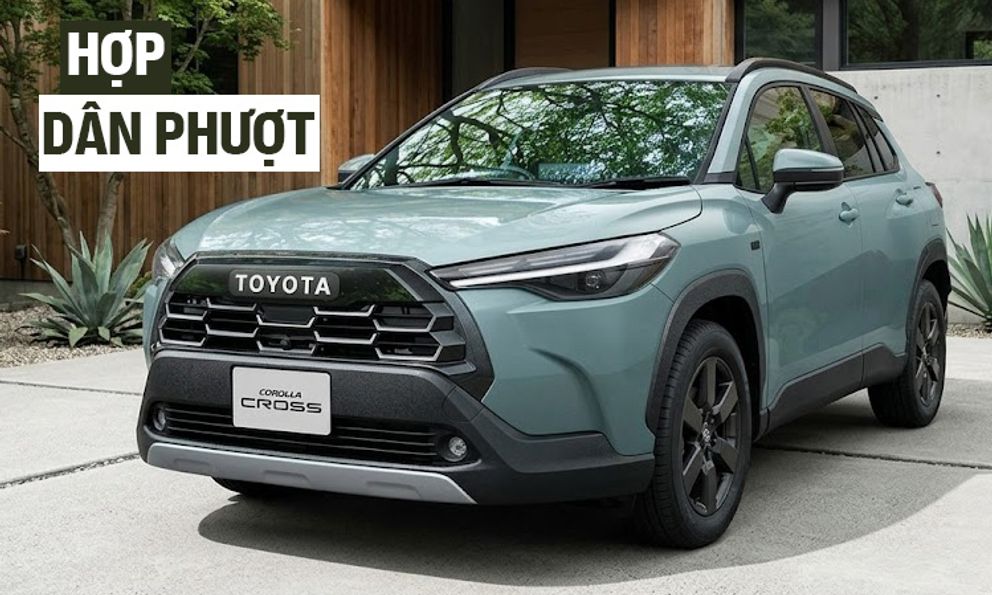 Toyota Corolla Cross thêm bản mới: Ca lăng hầm hố hơn, lốp dày hợp đi địa hình, thêm camera nhìn xuyên gầm