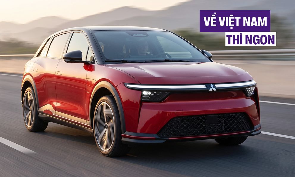 SUV Mitsubishi mới lạ lộ diện: Thiết kế giống hệt xe của nhà sản xuất iPhone, cùng cỡ Xforce, động cơ điện có thể chạy hơn 500km/sạc