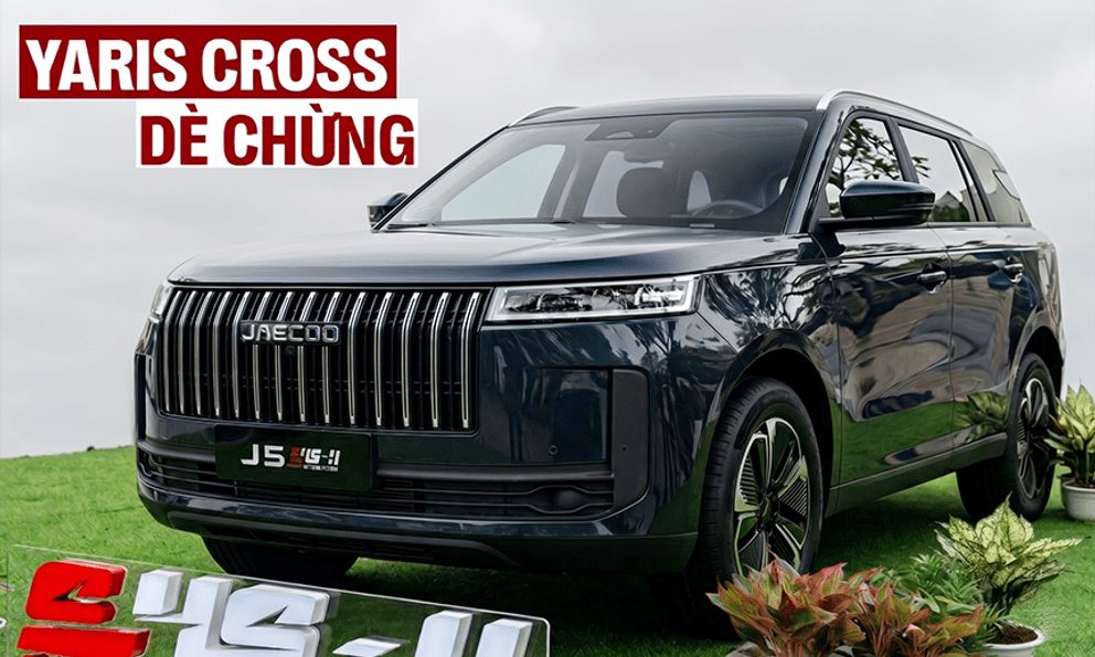 Ảnh thực tế Jaecoo J5 hybrid lắp ráp tại Việt Nam: Mạnh hơn hẳn Yaris Cross, HR-V, 18 tính năng ADAS, đầy bình chạy gần 1.000km