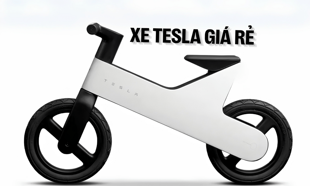 Mẫu xe Tesla rẻ nhất trình làng: 2 bánh, giành cho dân chơi nhí, giá chưa đến 6 triệu đồng