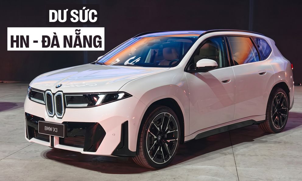 BMW iX3 bản này mà về nước thì xuyên Việt không phải nghĩ: Đầy pin chạy gần 920km, sạc 10 phút thêm 400km nữa