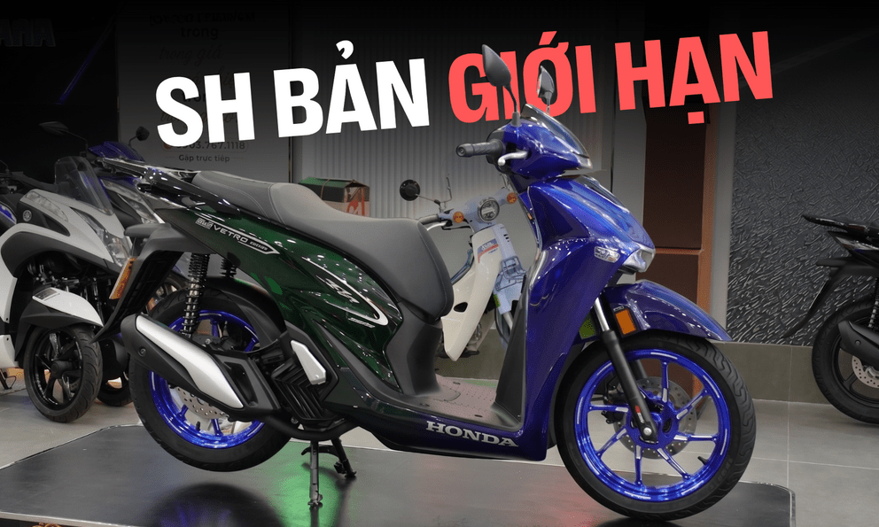 Honda SH bản giới hạn 200 chiếc ra mắt khách Việt: Giá khởi điểm 235 triệu đồng, dàn áo được xử lý bởi thợ Việt Nam, có tem đánh số thứ tự chống giả đặc biệt
