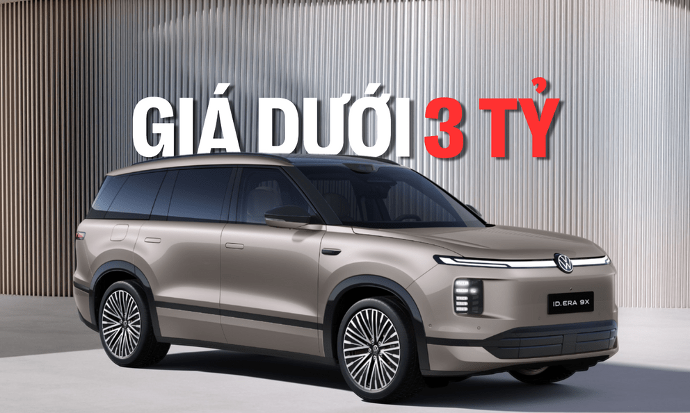 Volkswagen ID. Era 9x chốt giá dưới 3 tỷ cho khách Việt: Nội thất ngập tràn màn hình, có tính năng đi 'ngang như cua', giao xe tháng 10 năm nay, trở thành mẫu xe EREV đầu tiên tại Việt Nam