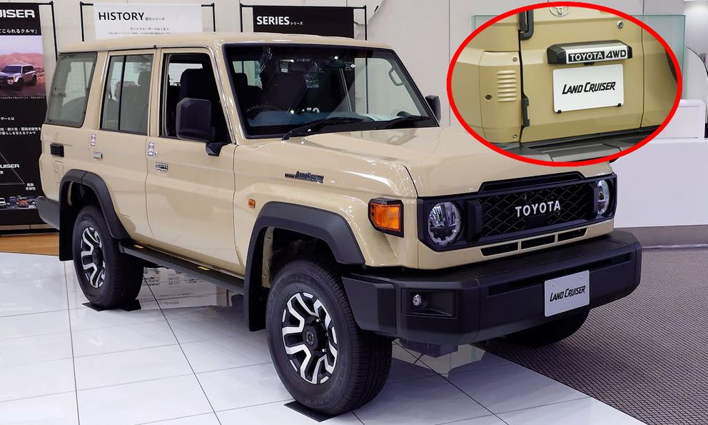 Nhiều chiếc Toyota Land Cruiser bị bịt kín đèn hậu ‘zin’ từ khi xuất xưởng, lý do đến từ… lốp dự phòng 