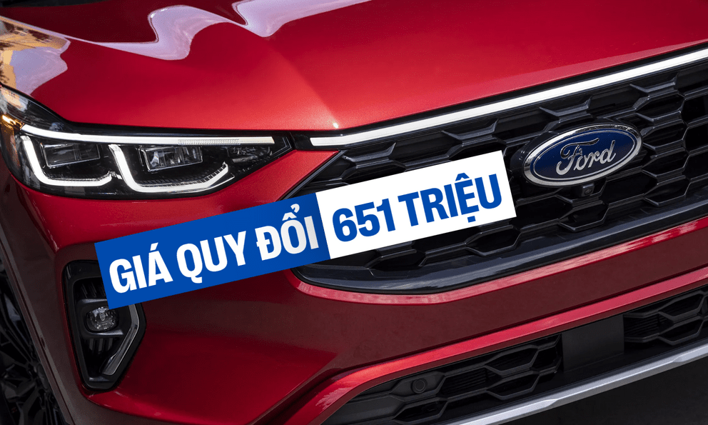 Ford hé lộ SUV hoàn toàn mới: Kiểu dáng vuông vức theo xu hướng chung, giá rẻ nhất từ trước đến nay