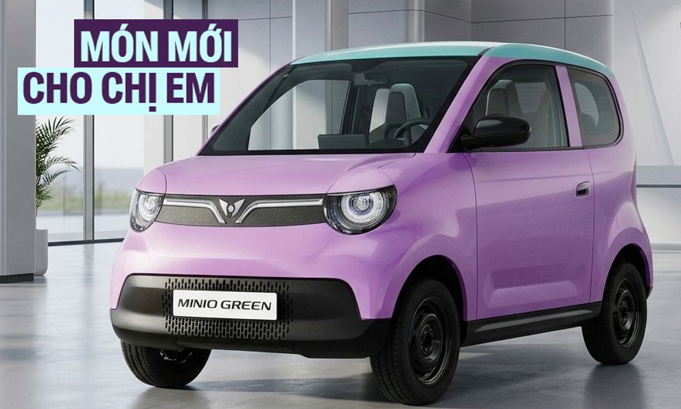 VinFast Minio Green có nhận diện mới: Đổi logo, phối màu sành điệu, thêm một trang bị mà nhà có trẻ em cần