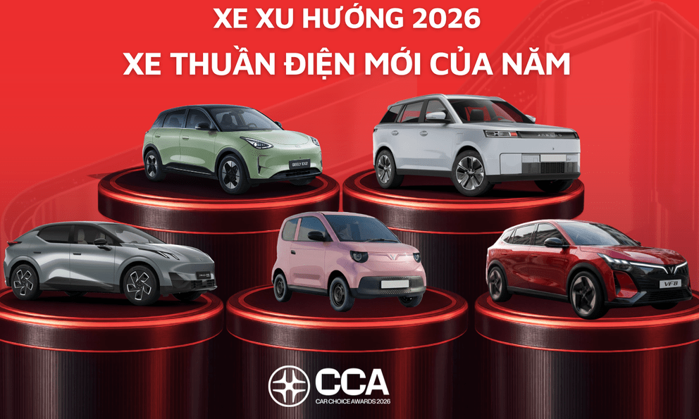 Đừng vội xuống tiền mua xe điện năm nay nếu chưa xem qua 5 gợi ý này của Car Choice Awards 2026