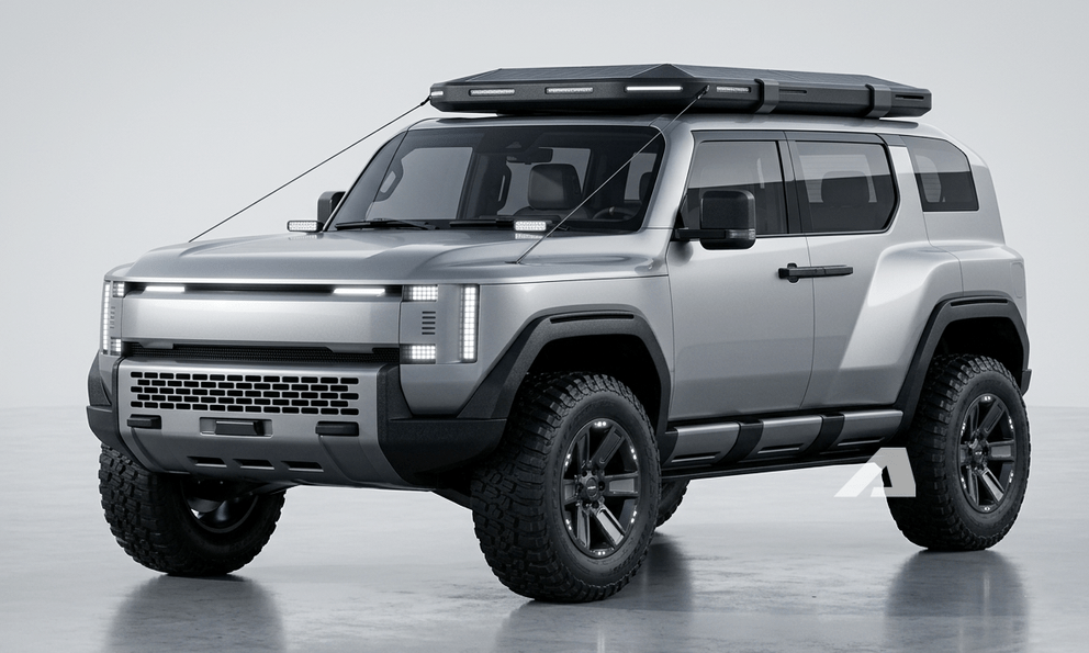 SUV Hyundai là đối thủ mới của Land Cruiser lộ bản thương mại: Dáng ‘chiến’ hơn cả Defender, cửa mở ngược kiểu Rolls-Royce