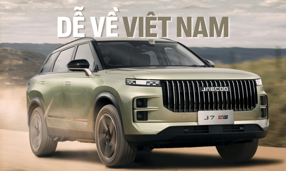 Jaecoo J7 PHEV thêm bản AWD: Dùng pin BYD, giá quy đổi chưa tới 900 triệu