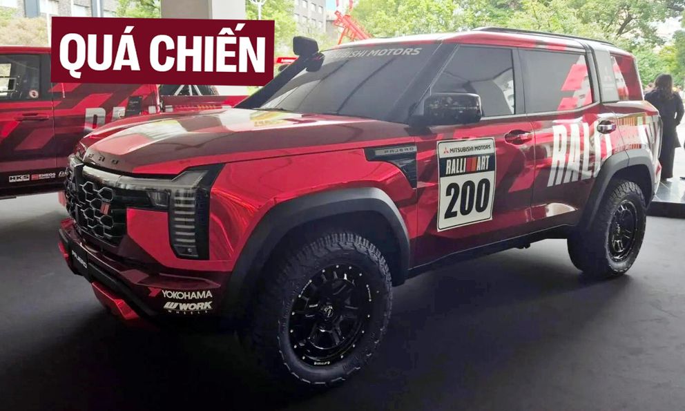 Mitsubishi Pajero 2026 vừa ra mắt đã có bản địa hình cực chiến: Ống thở cao, vòm bánh lớn, lốp chuyên off-road