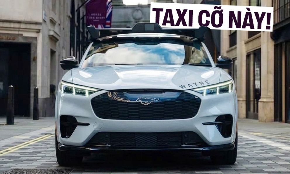 Ford Mustang Mach-E làm taxi, tài xế không cần cầm lái nhờ công nghệ AI tích hợp