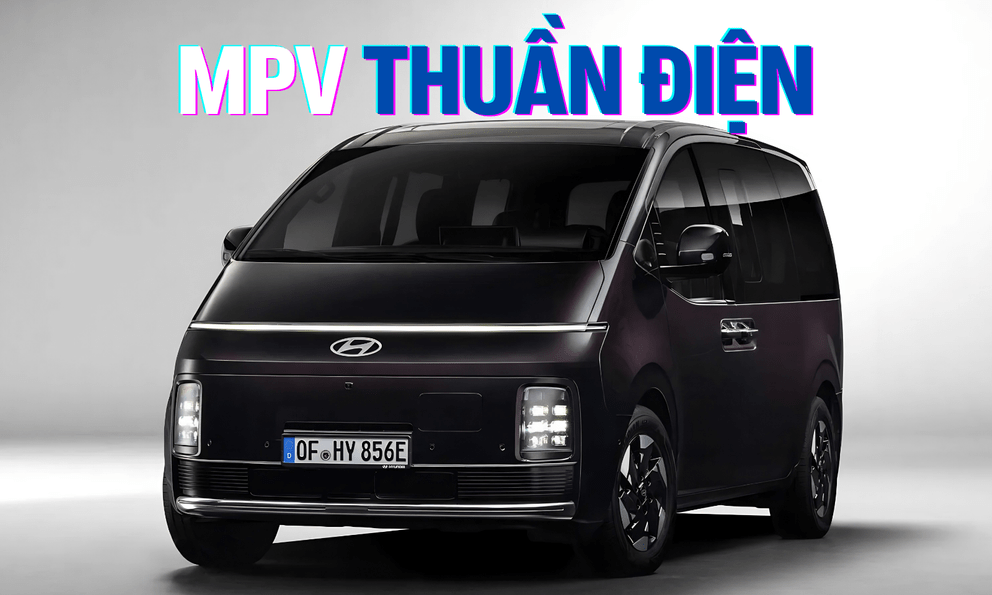 Hyundai Staria thuần điện ra mắt: Dài hơn 5,2 m, trang bị 9 chỗ ngồi, sạc đầy đi gần 450 km