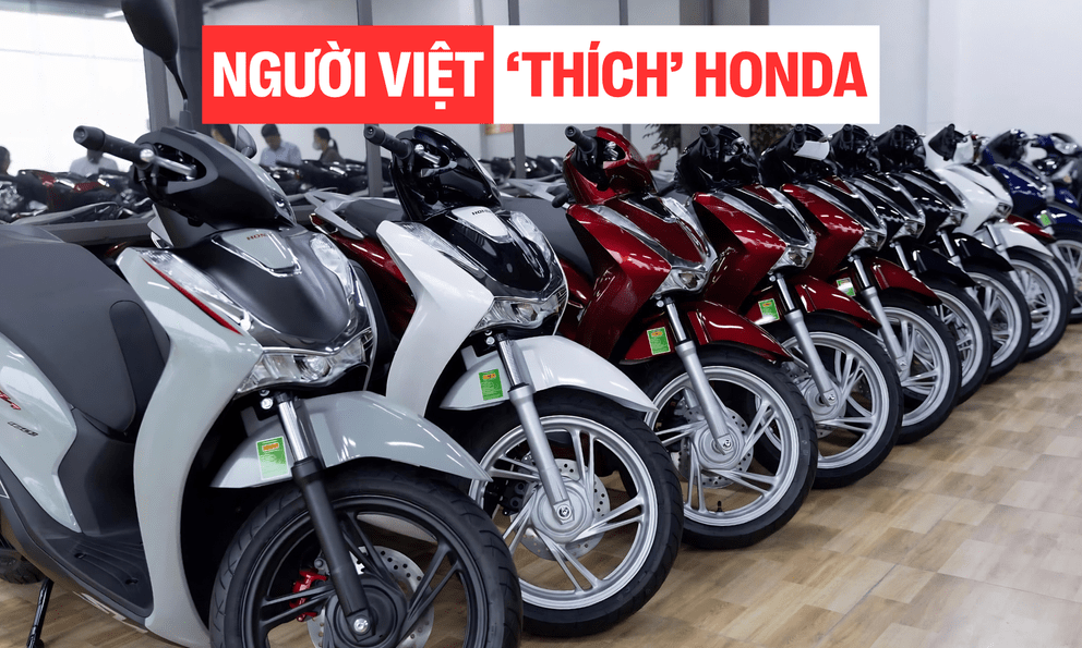 Người Việt 'chăm' mua xe máy Honda, doanh số tăng trưởng vượt Thái Lan lẫn Indonesia