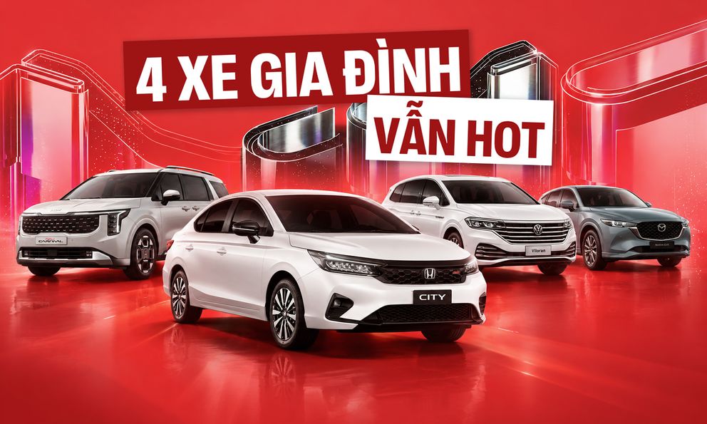 Loạt ‘Xe gia đình’ thắng CCA 2025 lọt Top 5 năm nay: City tạm dẫn đầu, CX-5 và Carnival nhóm giữa trong khi Viloran hụt hơi 