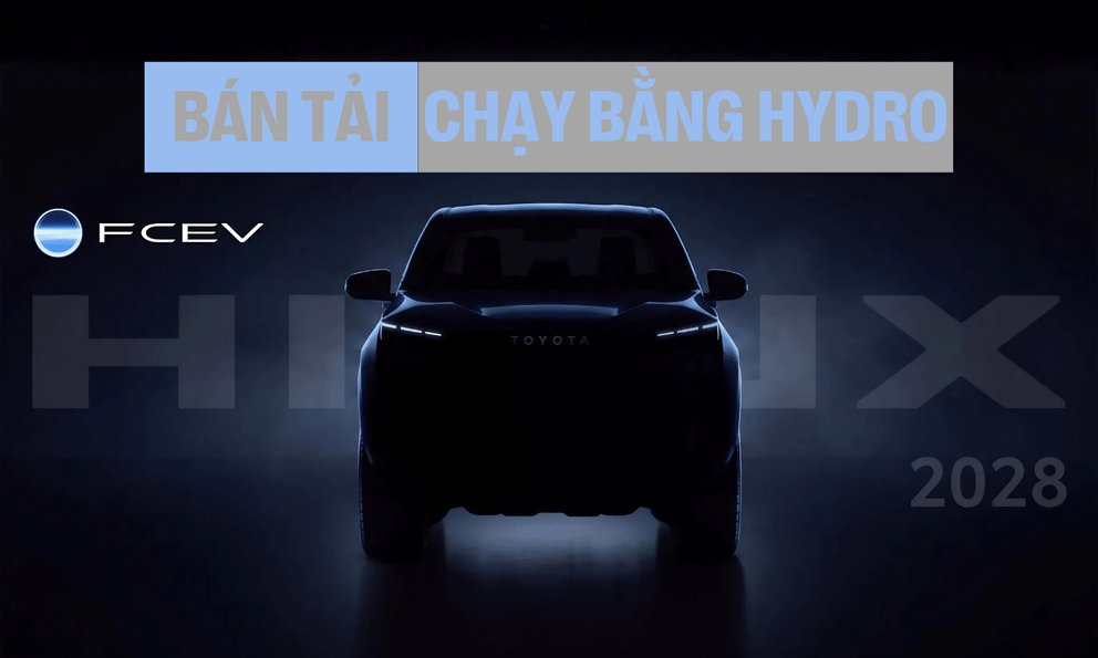 Toyota Hilux dùng động cơ hydrogen lộ diện: Đi hơn 400 km, nạp nhiên liệu nhanh như đổ xăng, ra mắt năm 2028
