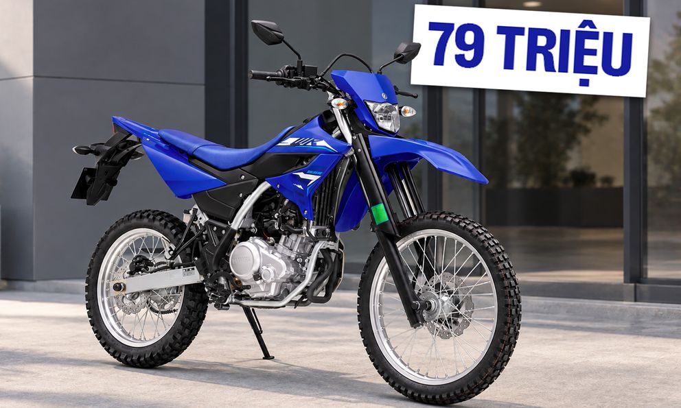 Yamaha WR155R mới ra mắt Việt Nam: Giá 79 triệu đồng, mâm tới 21 inch, lốp gai, 2 phanh đĩa, phuộc KYB cho dân chơi địa hình