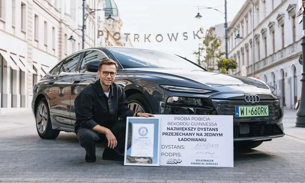 Audi A6 bản điện lập kỷ lục chạy 1.338km không cần sạc lại