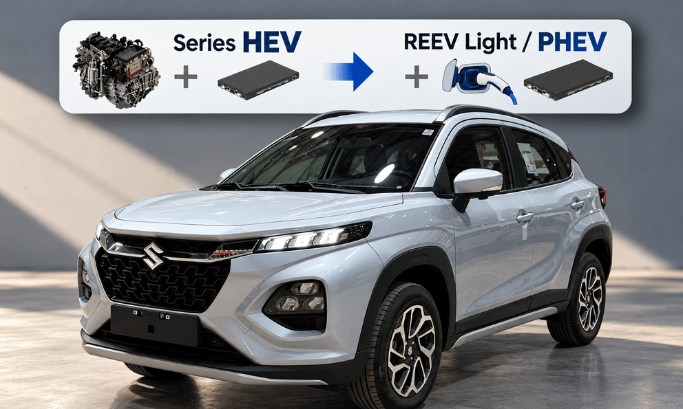 Suzuki Fronx sắp có phiên bản REEV kiểu VinFast VF Wild nhưng máy nhỏ hơn, thêm cạnh tranh Sonet, Venue