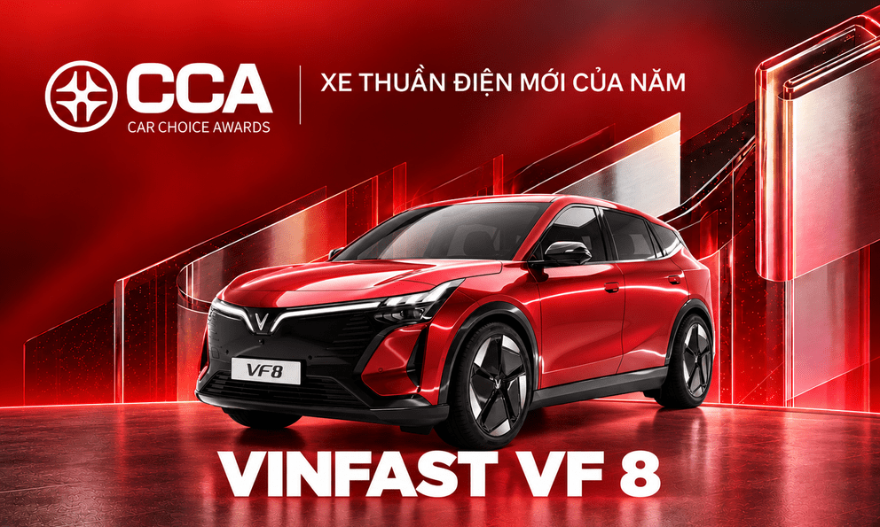 VinFast VF 8 - ‘Xe thuần điện mới của năm’ tại Car Choice Awards 2026