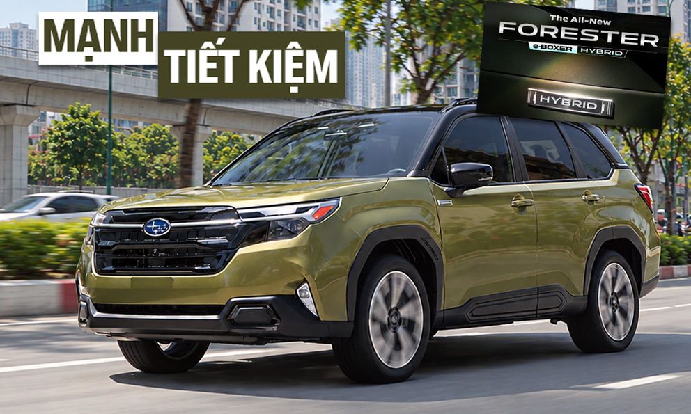 Subaru Forester hybrid được nhá hàng sắp ra mắt Việt Nam: Máy mạnh gần ngang CR-V, tiêu thụ chưa đến 5L/100km, nhập Nhật