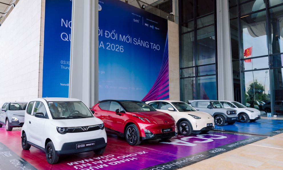 Loạt công nghệ đáng chú ý tại Ngày hội Đổi mới sáng tạo 2026: Ô tô, robot, AI, bản đồ số…