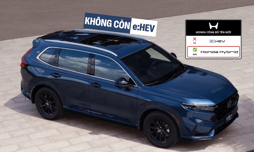 Xe hybrid e:HEV của Honda chính thức khai tử... tên gọi, tên mới đọc dễ dàng hơn