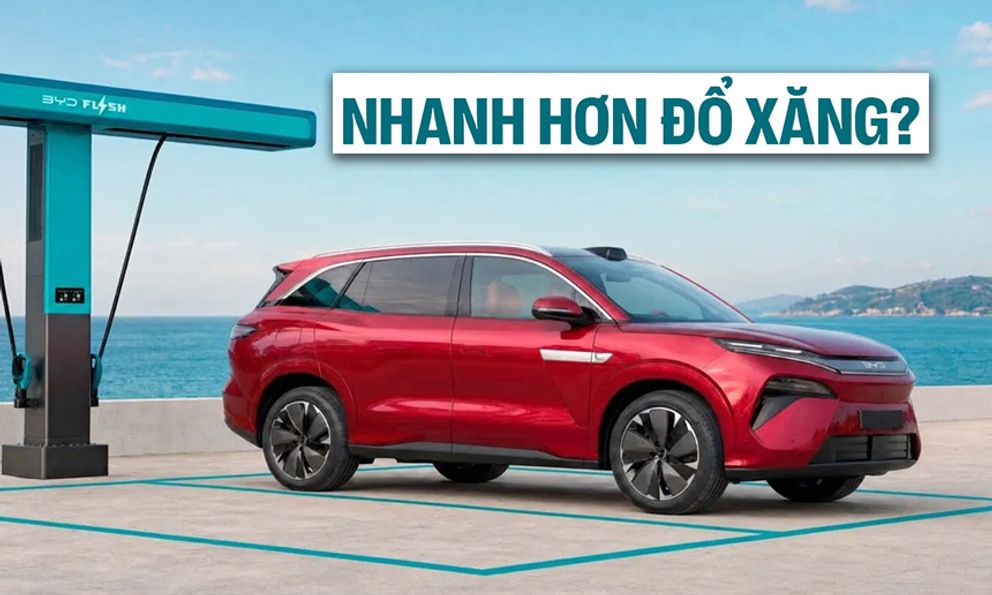 Sạc điện giờ nhanh gần như đổ xăng: Xe BYD này có thể sạc gần đầy pin trong 9 phút, chưa kịp xem hết vài clip ngắn đã phải lên đường